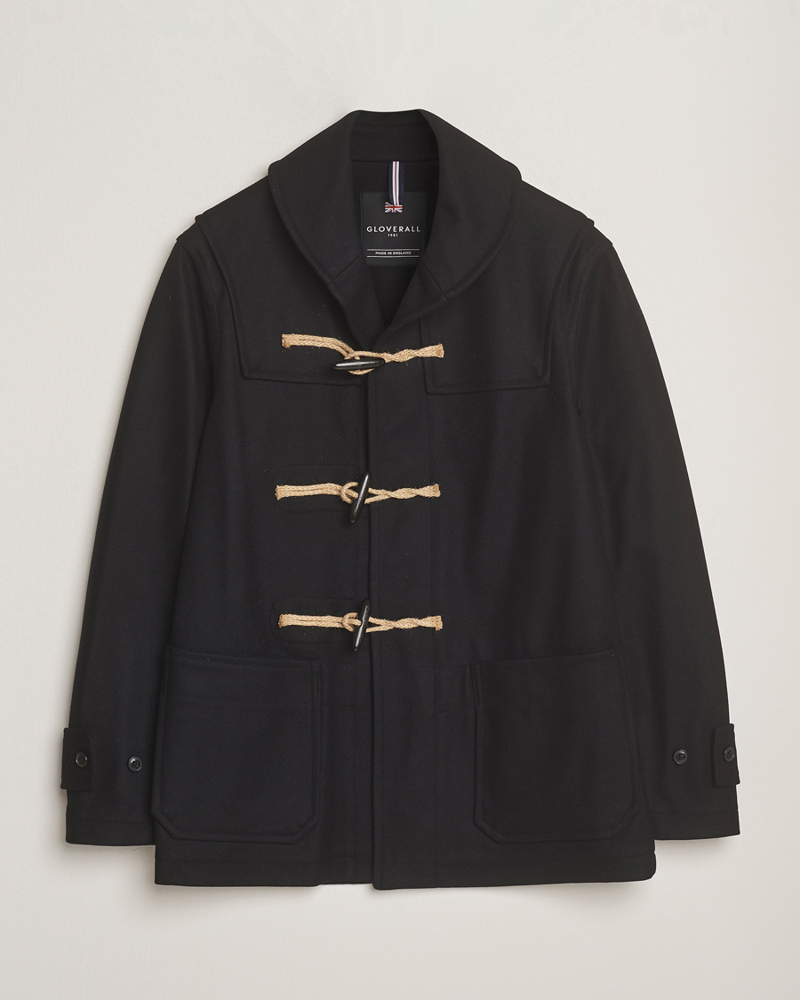 Uomini | Giacche | Gloverall | Shawl Collar Duffle Jacket Black