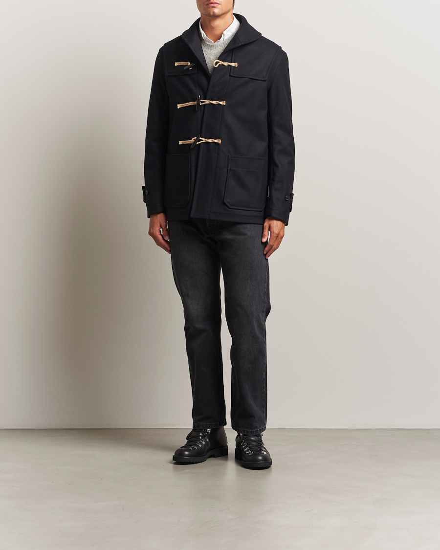 Uomini | Giacche | Gloverall | Shawl Collar Duffle Jacket Black