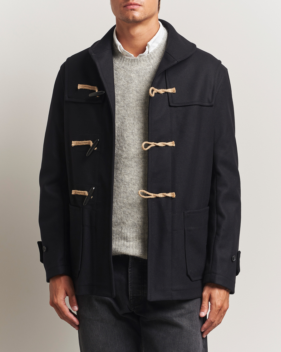 Uomini | Giacche | Gloverall | Shawl Collar Duffle Jacket Black