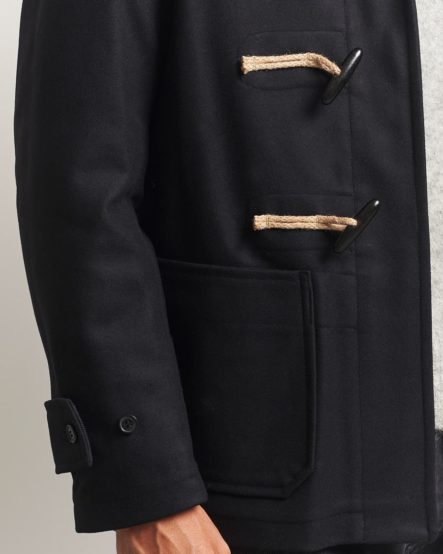 Uomini | Giacche | Gloverall | Shawl Collar Duffle Jacket Black