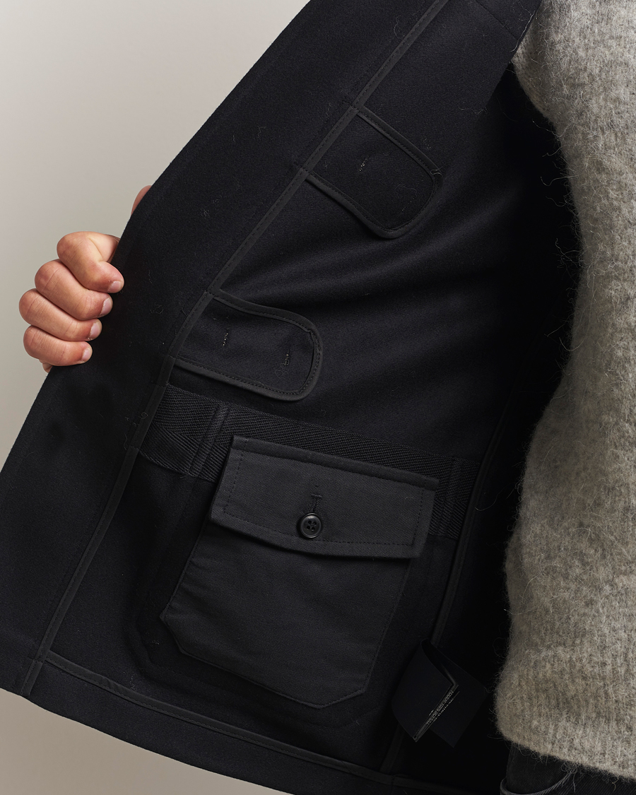 Uomini | Giacche | Gloverall | Shawl Collar Duffle Jacket Black