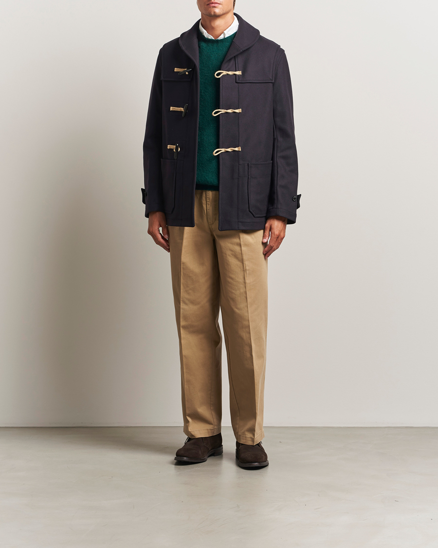 Uomini | Giacche | Gloverall | Shawl Collar Duffle Jacket Navy