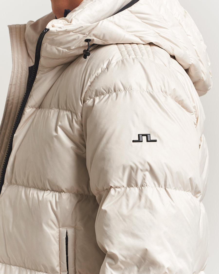 Uomini | Giacche | J.Lindeberg | Daryl Down Hooded Jacket Moonbeam