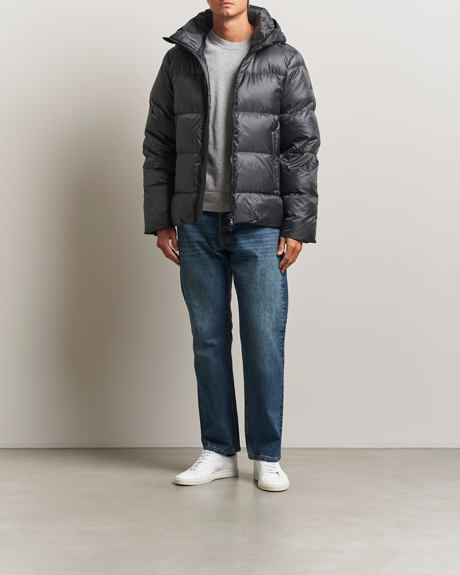 Uomini | Giacche | J.Lindeberg | Daryl Down Hooded Jacket Asphalt