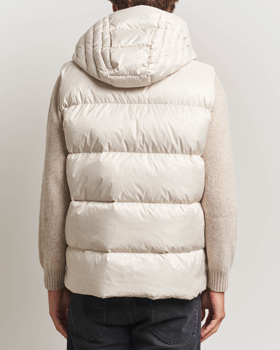 Uomini | Giacche | J.Lindeberg | Daryl Down Hooded Vest Moonbeam