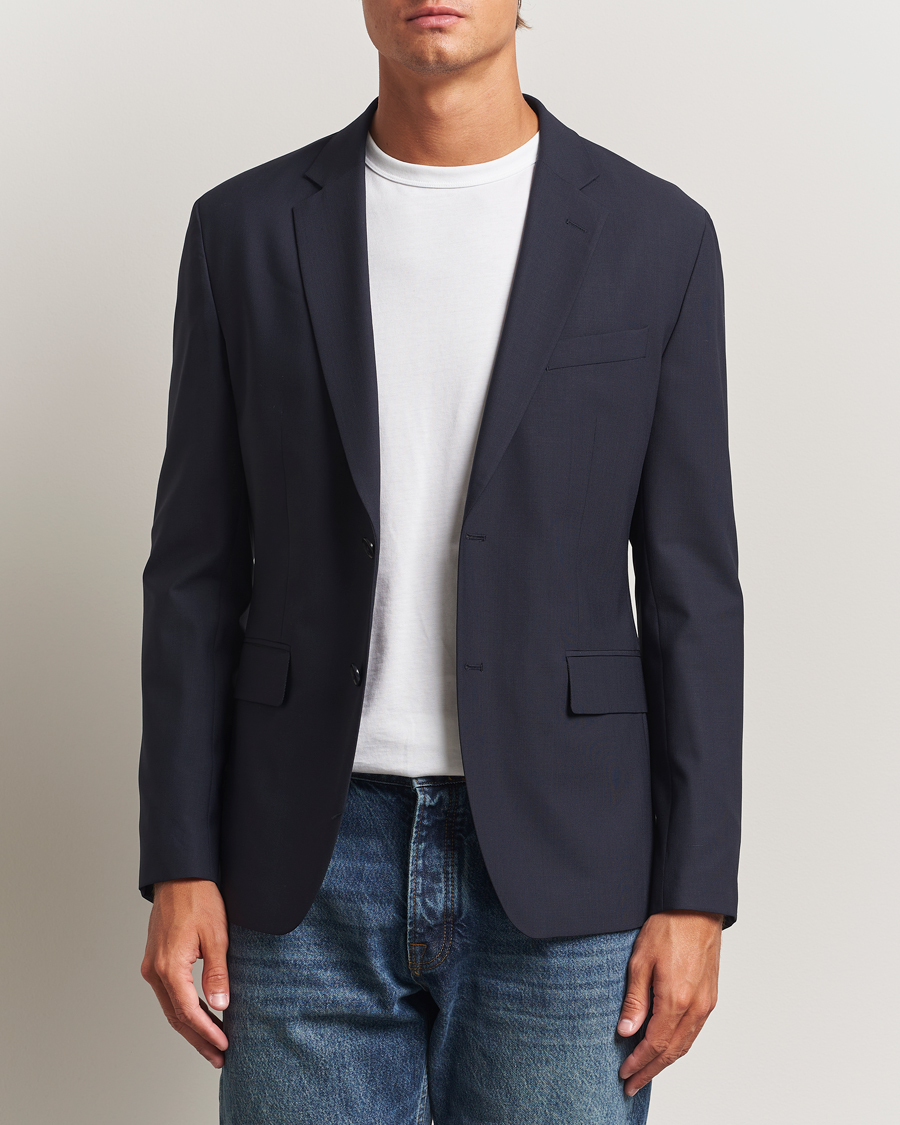 Uomini | Blazers | J.Lindeberg | Hopper Bi Stretch Blazer Navy