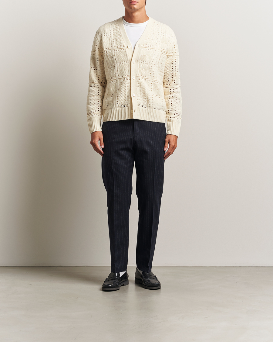 Uomini | Maglieria | NN07 | Tobias Knitted Cardigan Ivory