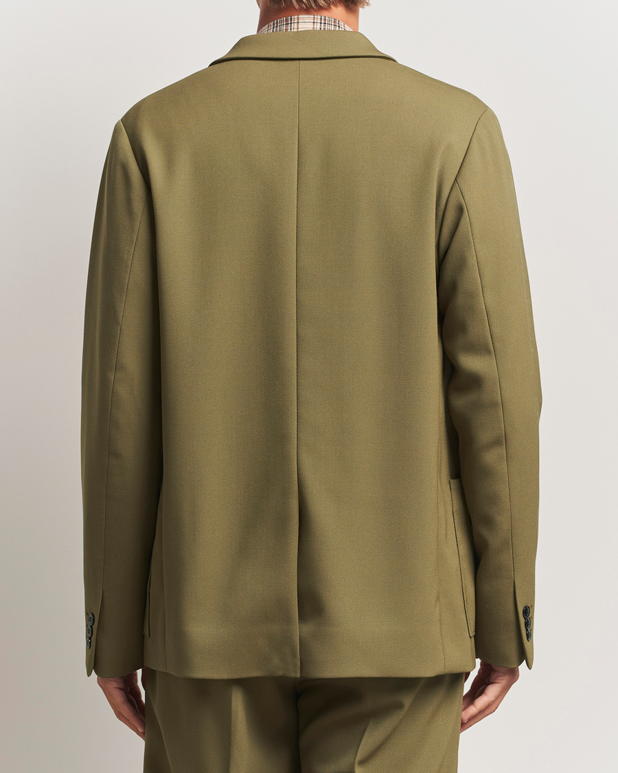 Uomini | Blazers | NN07 | Jordin Wool Double Breasted Blazer Firene Green