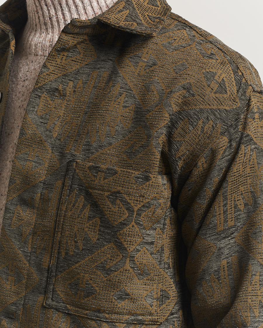 Uomini | Camicie | NN07 | Adwin Printed Overshirt Green Multi