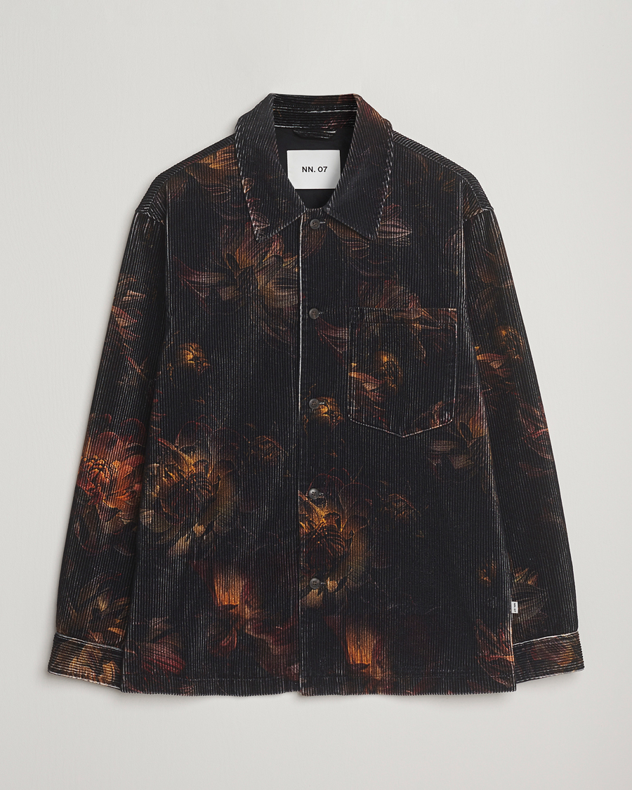 Uomini | Camicie | NN07 | Blaze Printed Corduroy Overshirt Multi