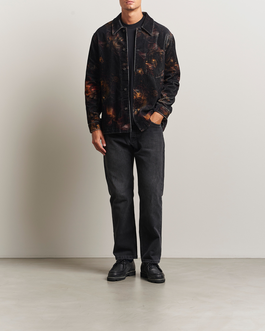 Uomini | Camicie | NN07 | Blaze Printed Corduroy Overshirt Multi