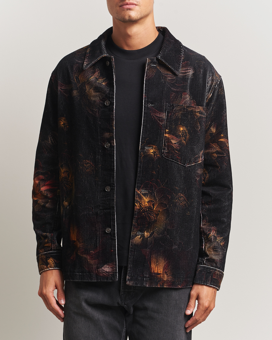 Uomini | Camicie | NN07 | Blaze Printed Corduroy Overshirt Multi