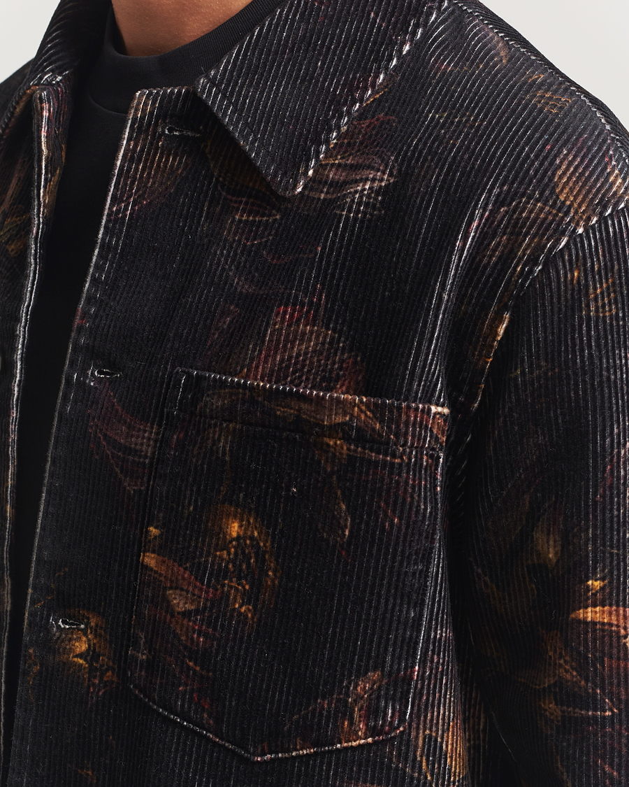 Uomini | Camicie | NN07 | Blaze Printed Corduroy Overshirt Multi