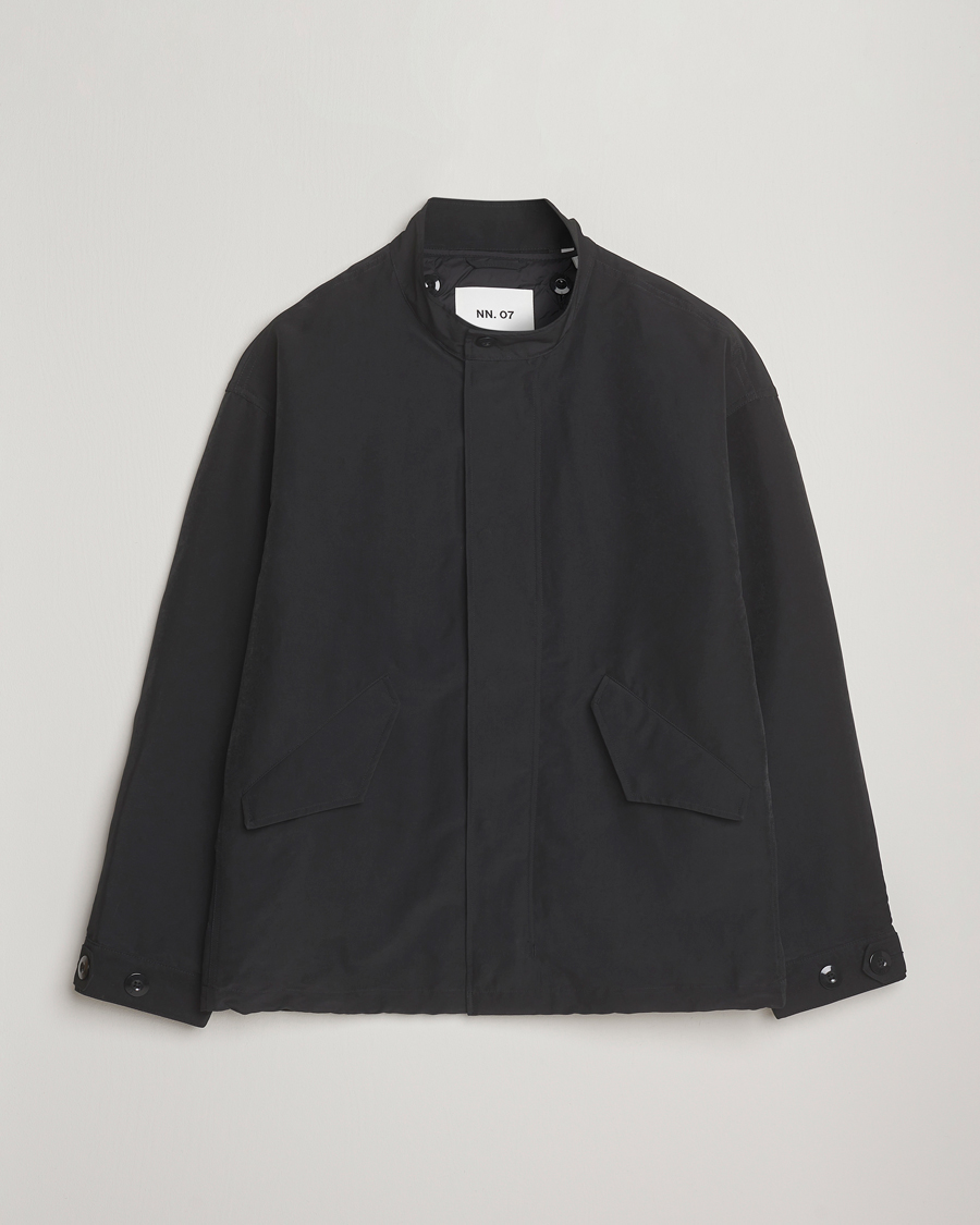 Uomini | Giacche | NN07 | Sophus Nylon Bomber Jacket Black