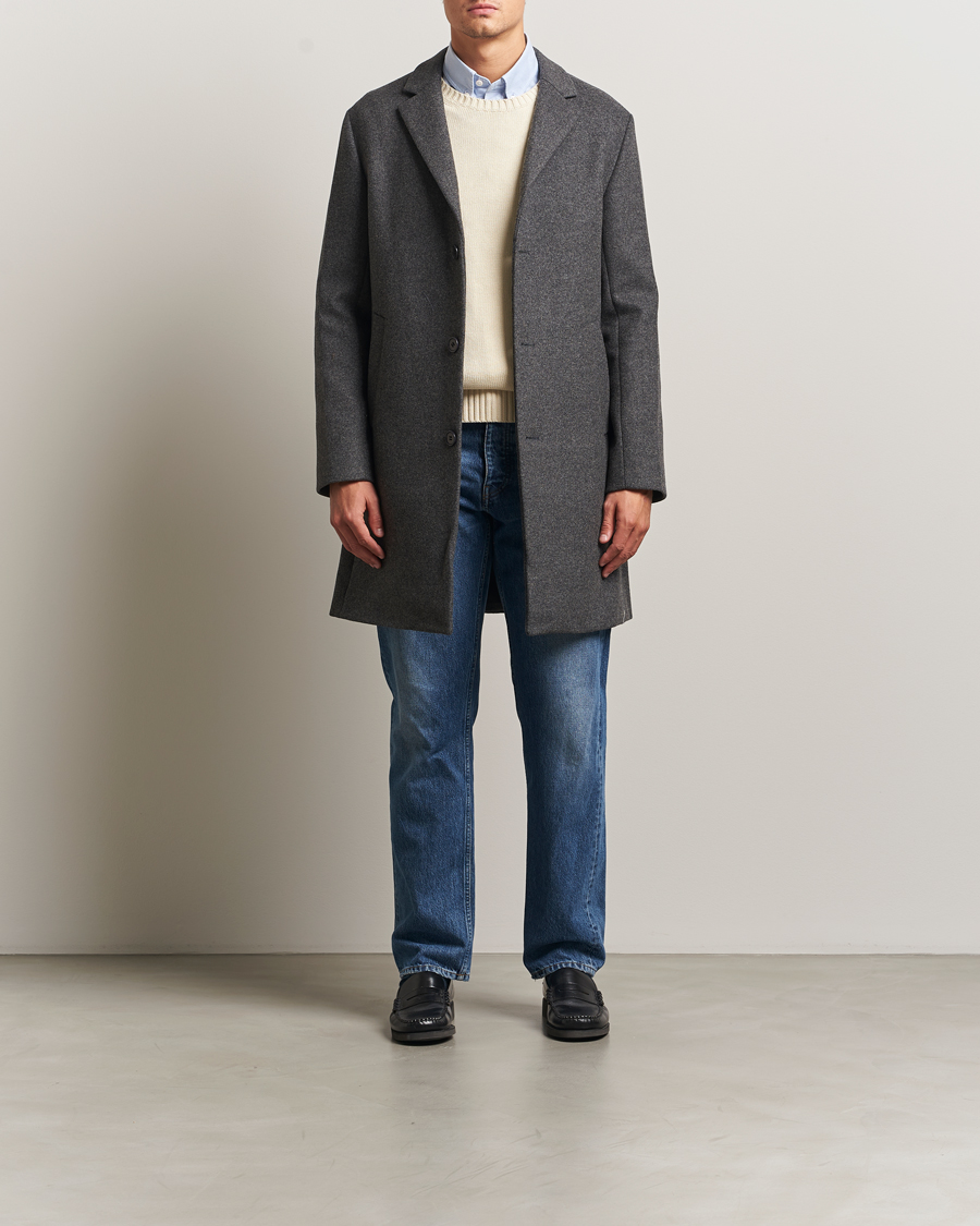 Uomini | Giacche | NN07 | Austin Wool Coat Grey Melange