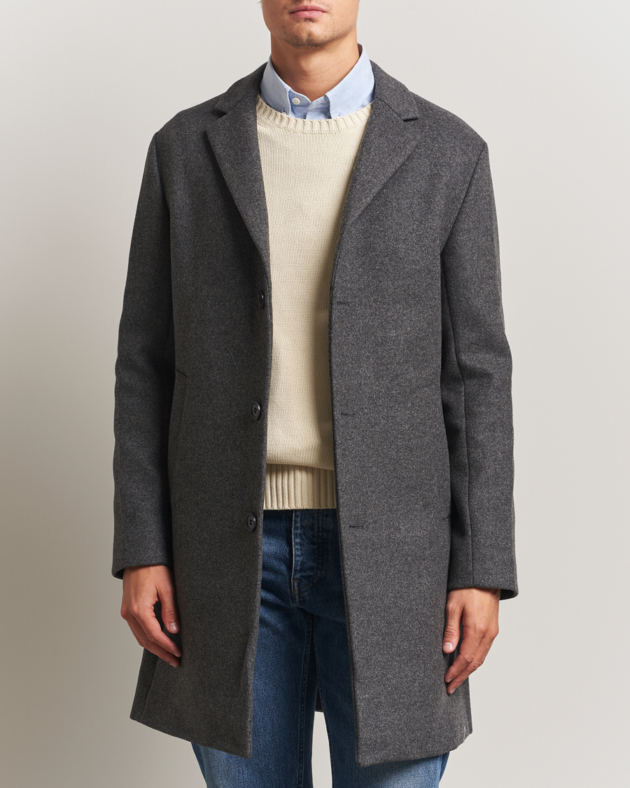 Uomini | Giacche | NN07 | Austin Wool Coat Grey Melange