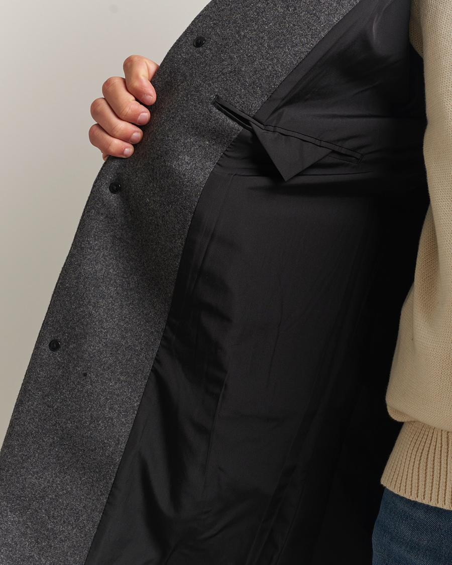 Uomini | Giacche | NN07 | Austin Wool Coat Grey Melange