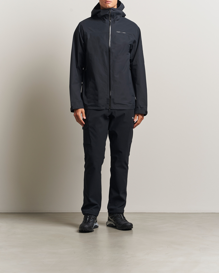 Uomini | Giacche | Peak Performance | Treeline Shell Hooded Jacket Black
