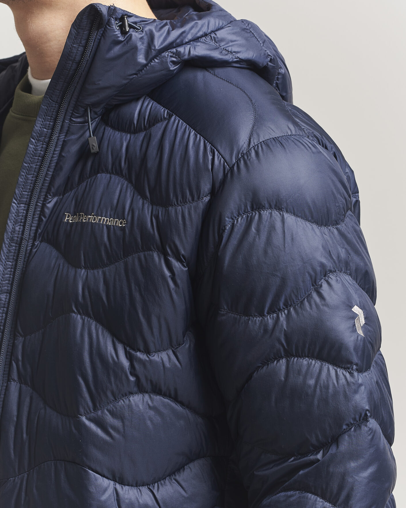 Uomini | Giacche | Peak Performance | Helium Down Hooded Jacket Blue Shadow