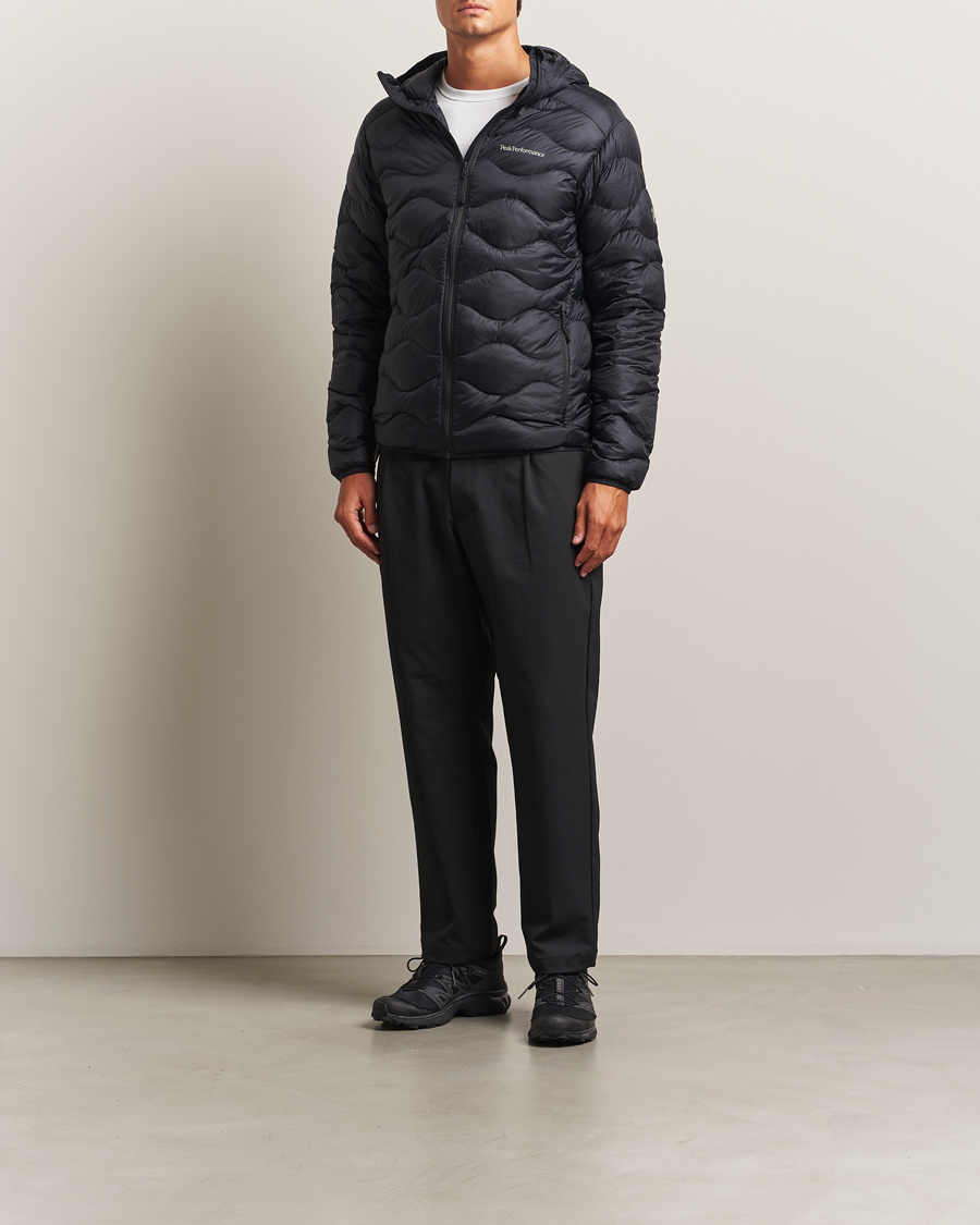Uomini | Giacche | Peak Performance | Helium Down Hooded Jacket Black