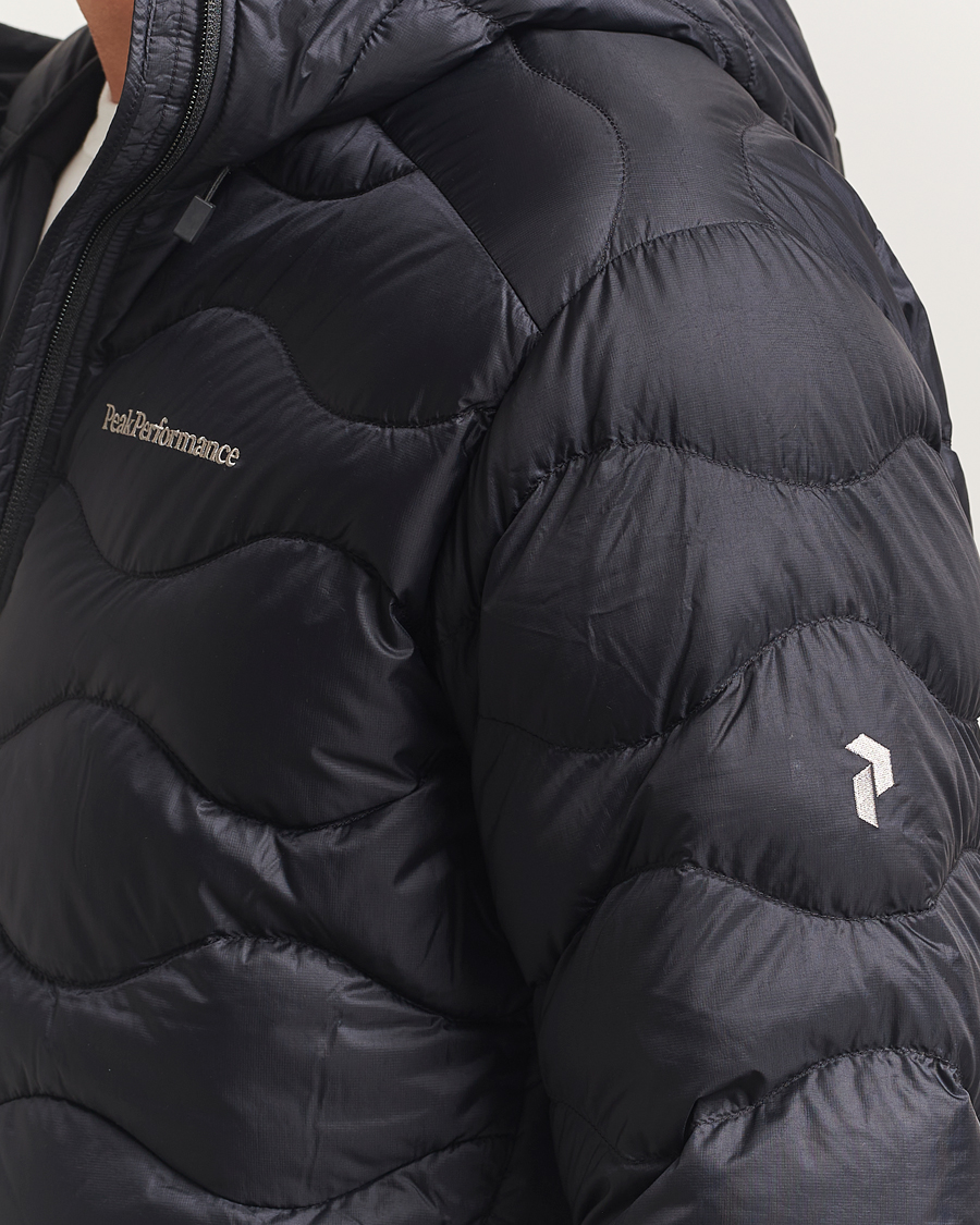 Uomini | Giacche | Peak Performance | Helium Down Hooded Jacket Black