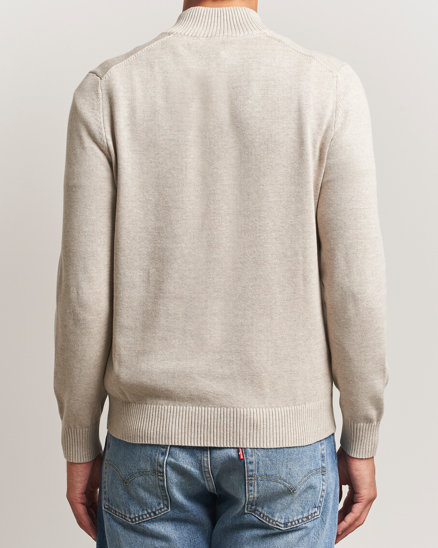 Uomini | Maglieria | Morris | Darmon Half Zip Beige