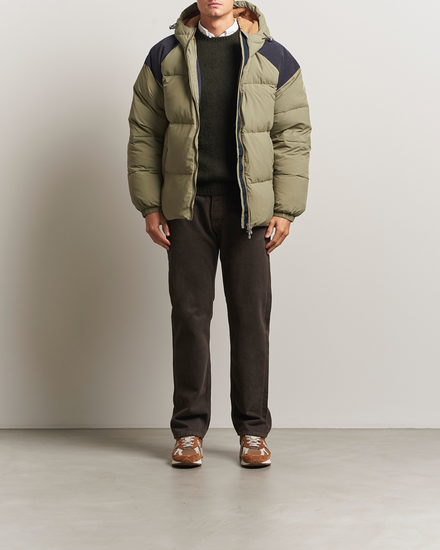 Uomini | Giacche | Pyrenex | Retro Sten Hooded Puffer Jacket Mermaid