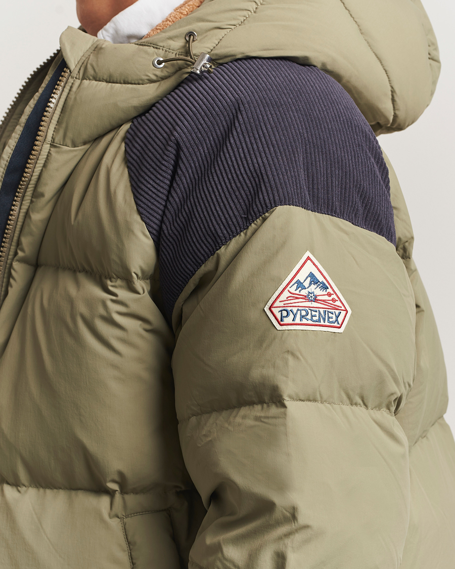 Uomini | Giacche | Pyrenex | Retro Sten Hooded Puffer Jacket Mermaid