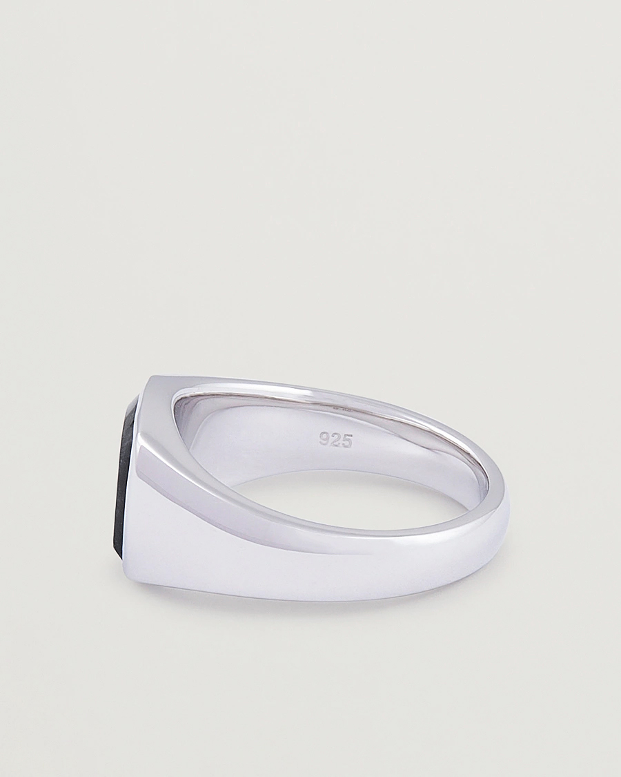Uomini | Gioielli | Tom Wood | Kay Ring Black Larvikite