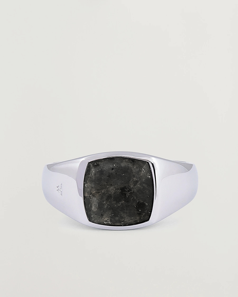 Uomini | Gioielli | Tom Wood | Kay Ring Black Larvikite