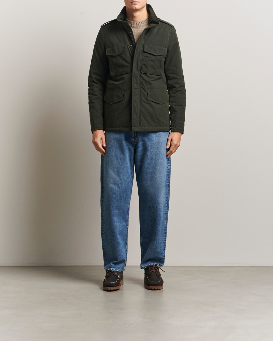 Uomini | Giacche | Aspesi | Minifield Cotton Field Jacket Military