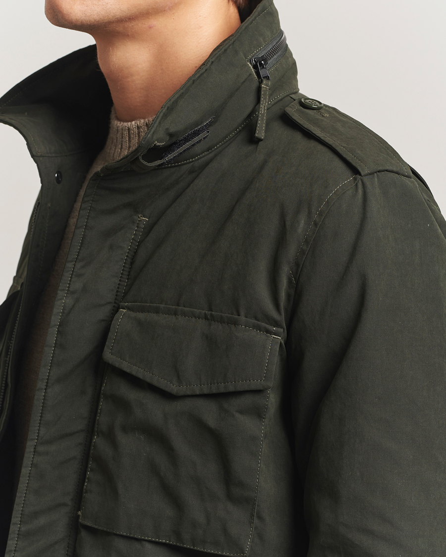 Uomini | Giacche | Aspesi | Minifield Cotton Field Jacket Military