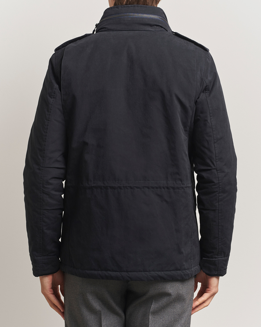 Uomini | Giacche | Aspesi | Minifield Cotton Field Jacket Navy