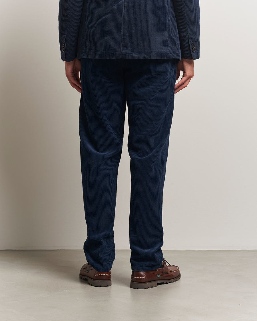 Uomini | Pantaloni | Aspesi | Corduroy Pants Navy