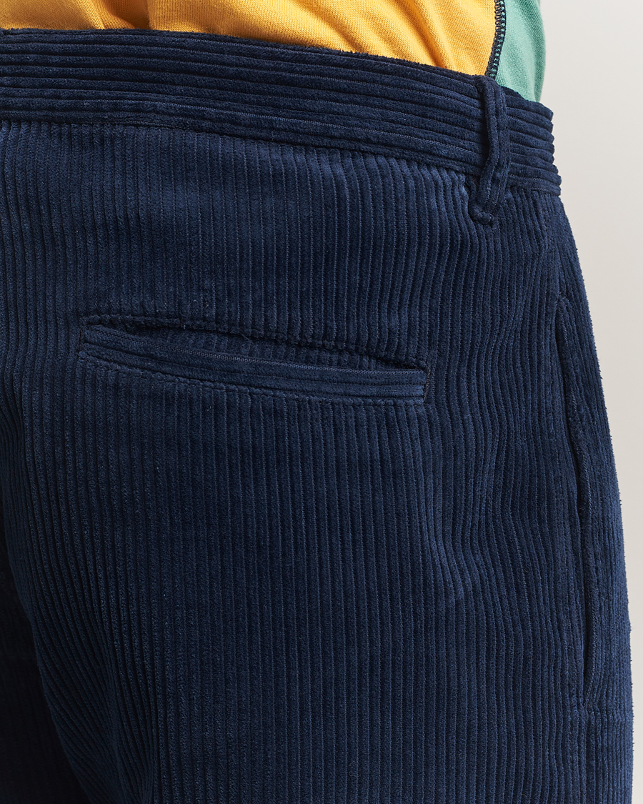 Uomini | Pantaloni | Aspesi | Corduroy Pants Navy