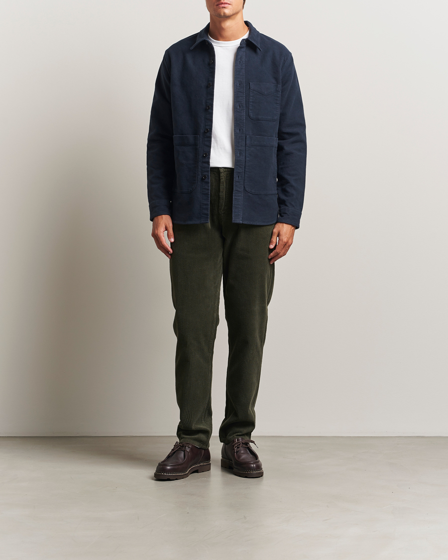 Uomini | Pantaloni | Aspesi | Corduroy Pants Hunting Green
