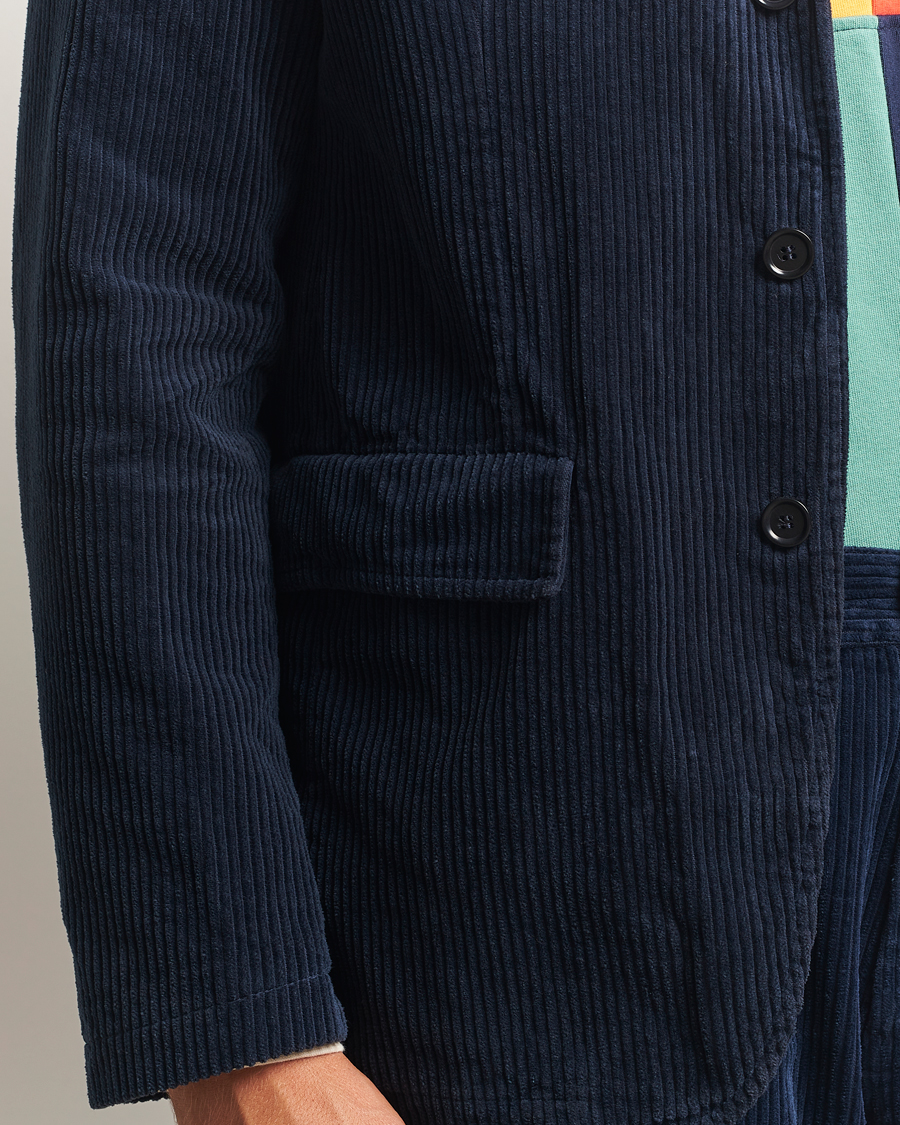Uomini | Blazers | Aspesi | Corduroy Blazer Navy