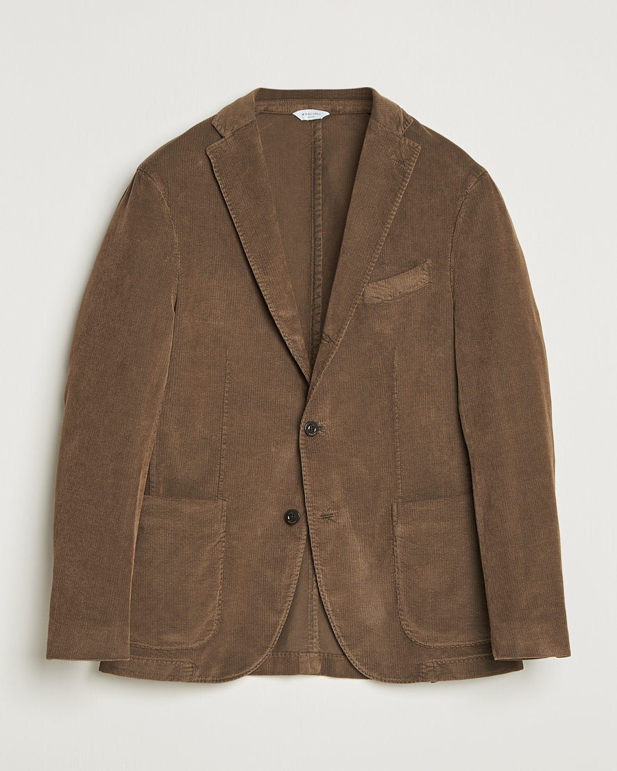 Uomini | Blazers | Boglioli | K Jacket Corduroy Blazer Brown
