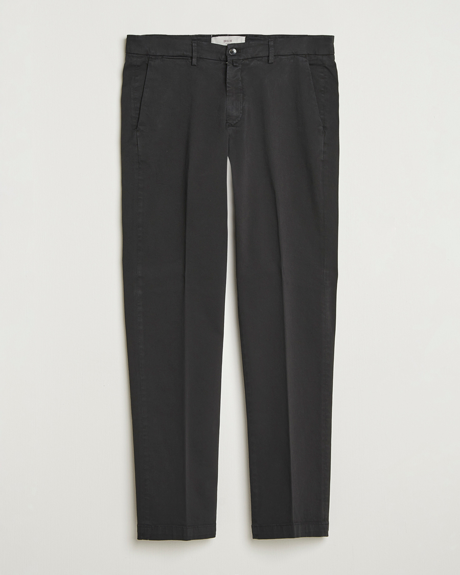 Uomini | Pantaloni | Briglia 1949 | Soho Tailored Easy Fit Chino Black