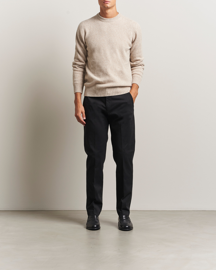 Uomini | Pantaloni | Briglia 1949 | Soho Tailored Easy Fit Chino Black