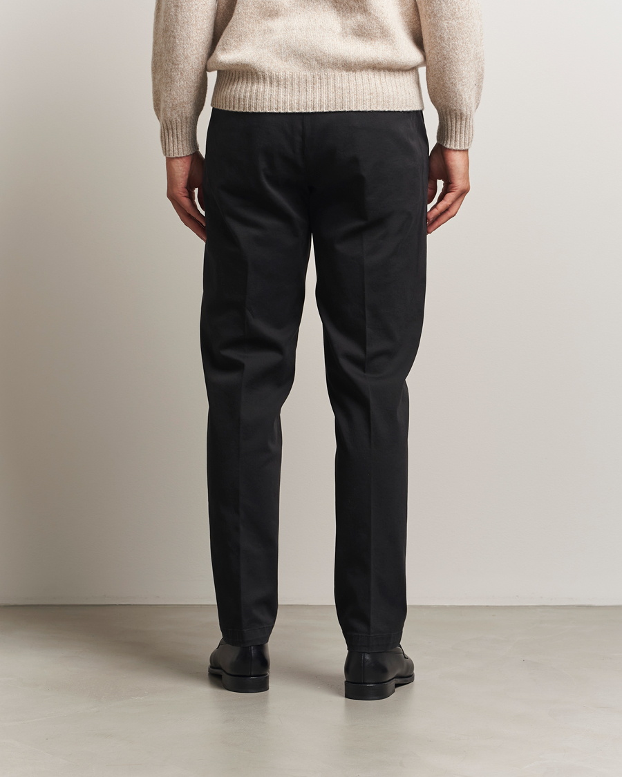 Uomini | Pantaloni | Briglia 1949 | Soho Tailored Easy Fit Chino Black