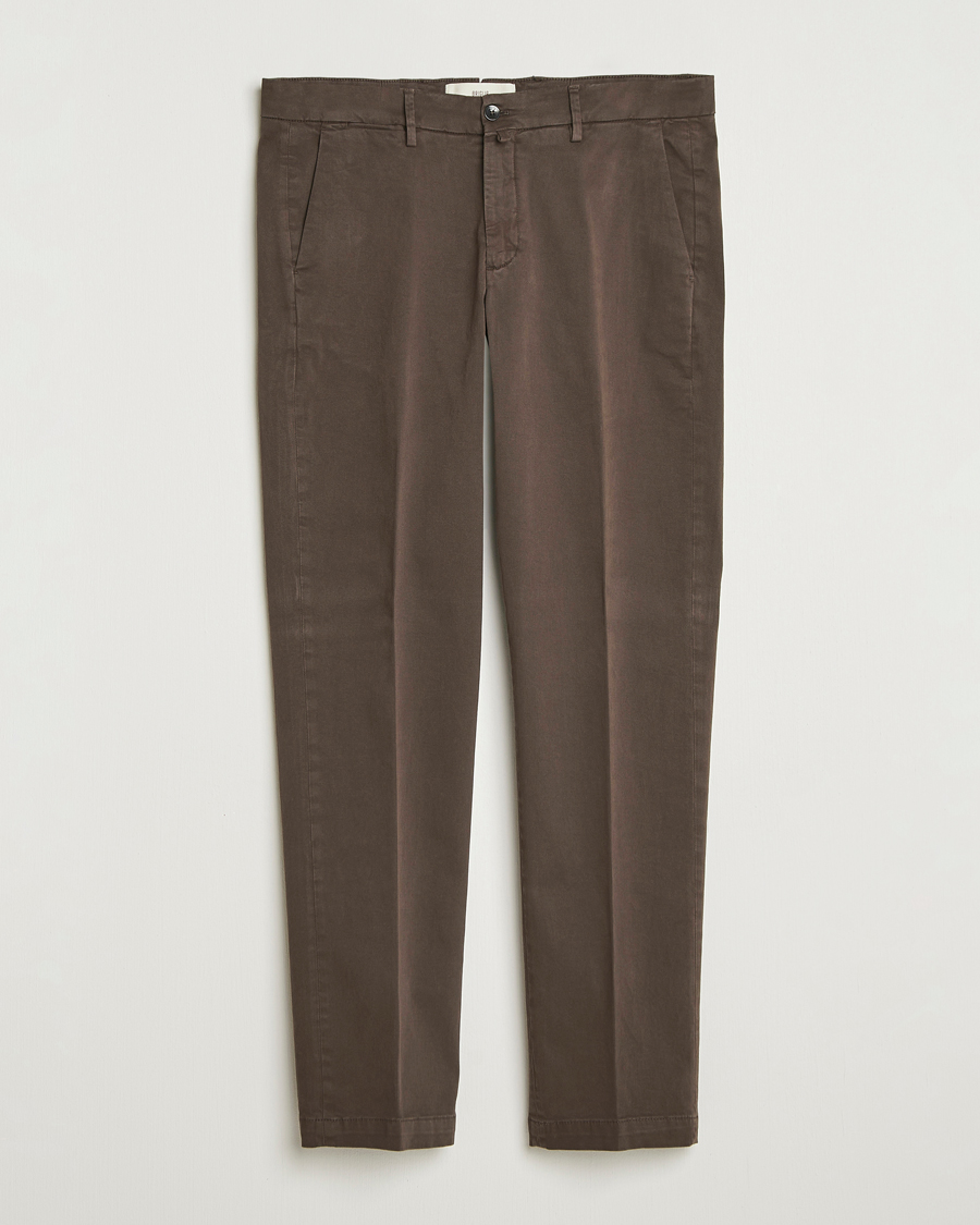 Uomini | Pantaloni | Briglia 1949 | Soho Tailored Easy Fit Chino Brown