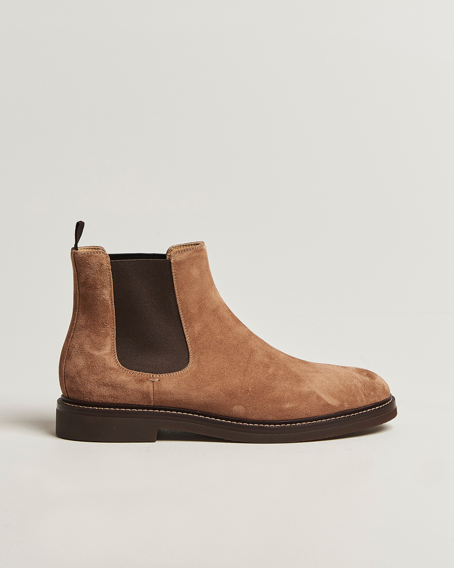 Uomini | Stivali | Brunello Cucinelli | Chelsea Boots Brown Suede