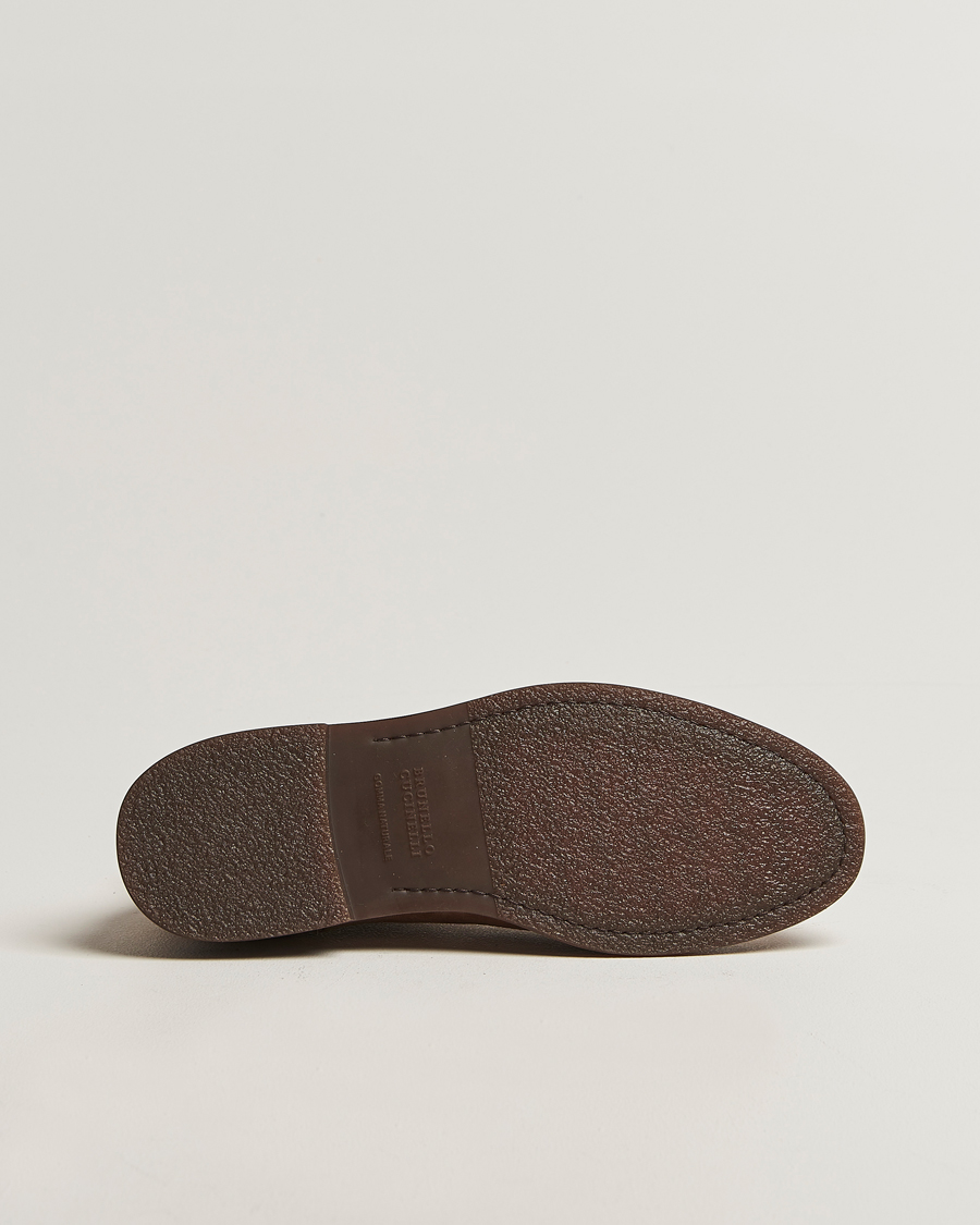 Uomini | Stivali | Brunello Cucinelli | Chelsea Boots Brown Suede