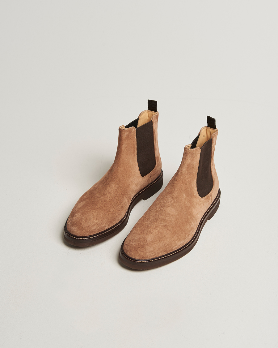 Uomini | Stivali | Brunello Cucinelli | Chelsea Boots Brown Suede