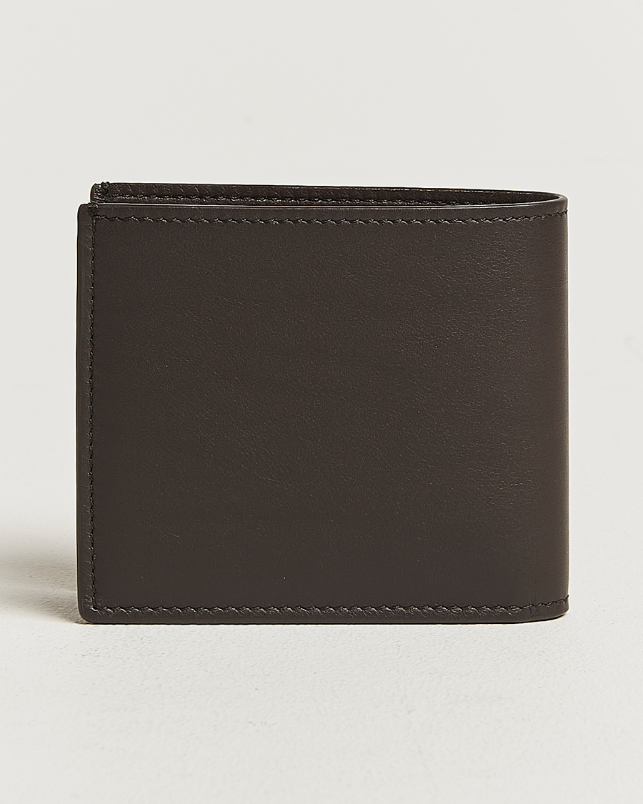 Uomini | Portafogli | Brunello Cucinelli | Leather Wallet Dark Brown Calf