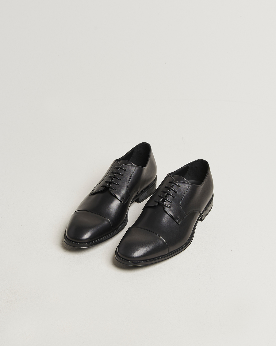 Uomini | Scarpe derby | Canali | Cap Toe Derby Black Calf