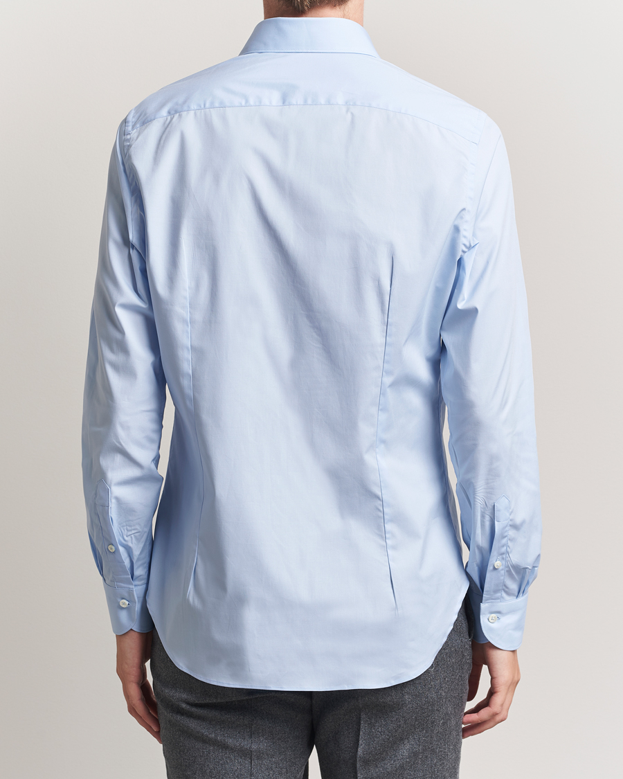 Uomini | Camicie | Canali | Slim Fit Cotton/Stretch Shirt Light Blue