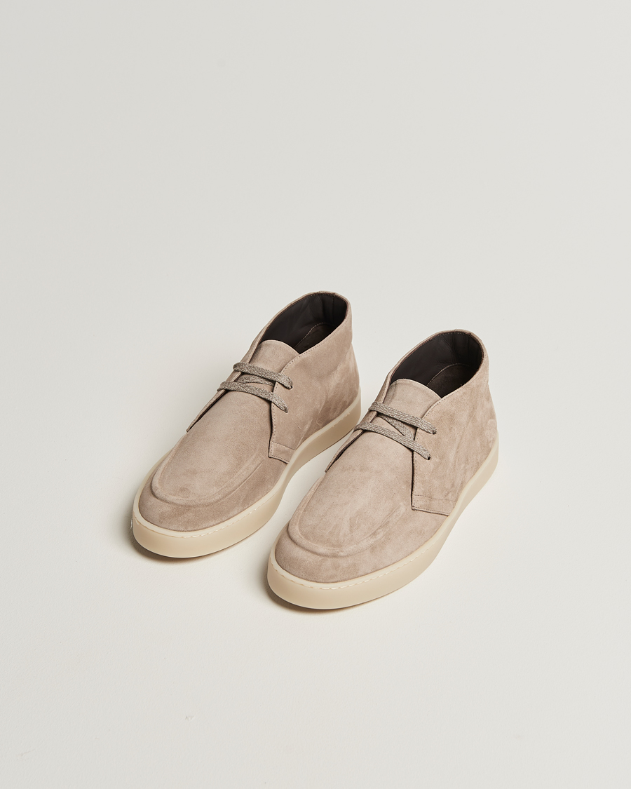 Uomini | Stivali | Canali | Chukka Boots Beige Suede