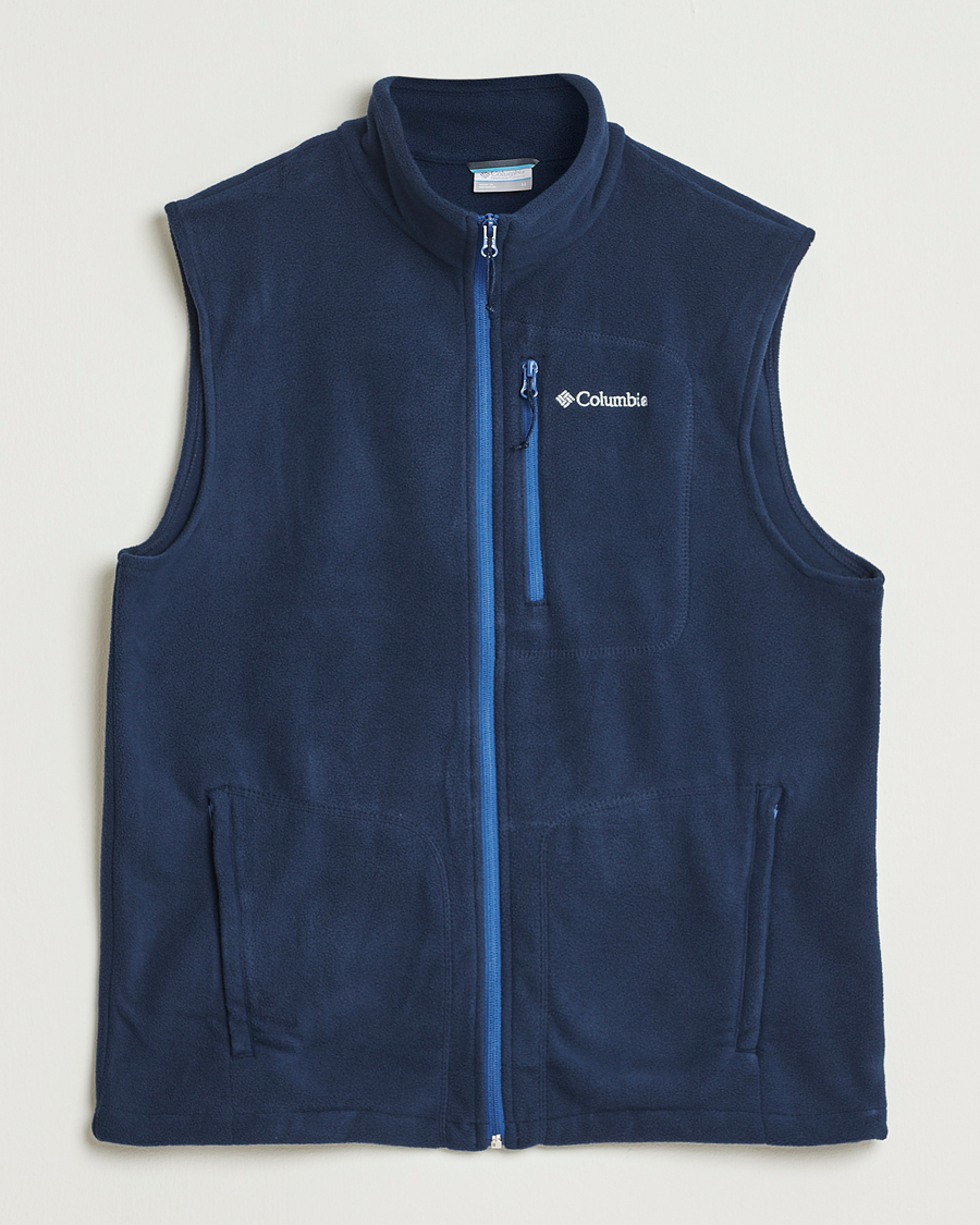 Uomini | Maglieria | Columbia | Fast Trek Full Zip Fleece Vest Collegiate Navy